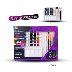 Renaissance Artists' Quality Acrylic Starter Set 20pcs